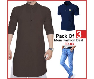 Pack Of 3 Mens Fashion Deal FD-03
